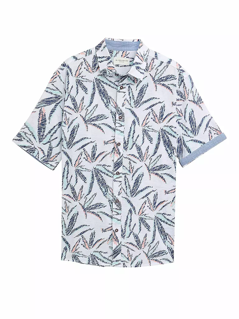 TOM TAILOR | Hemd Regular Fit  | weiss