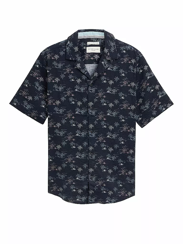 TOM TAILOR | Hemd Regular Fit  | dunkelblau