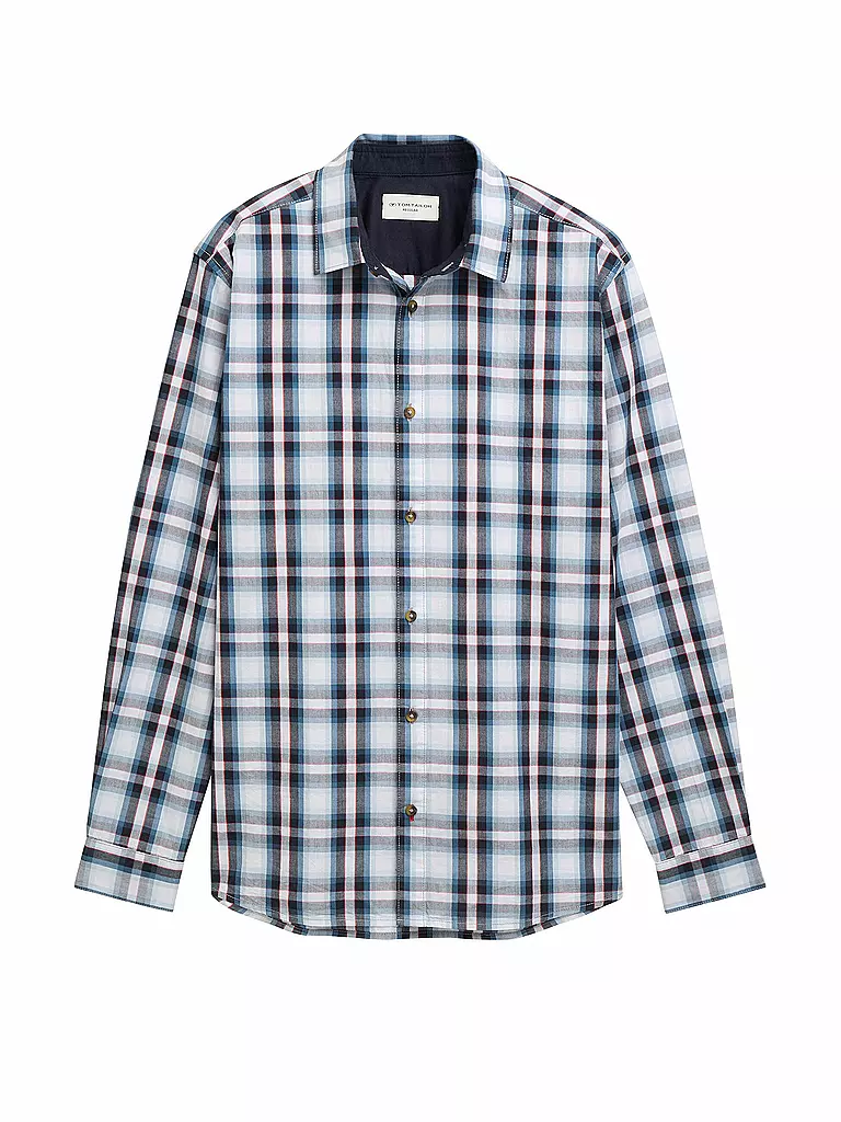 TOM TAILOR | Hemd Regular Fit  | blau