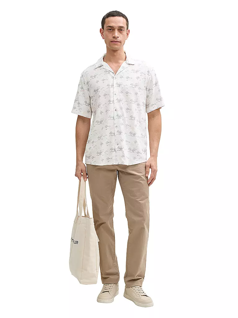 TOM TAILOR | Hemd Regular Fit  | weiss