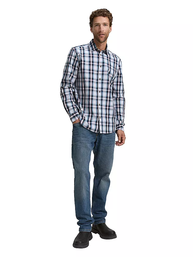 TOM TAILOR | Hemd Regular Fit  | blau