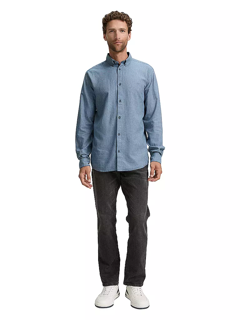 TOM TAILOR | Hemd Regular Fit  | blau
