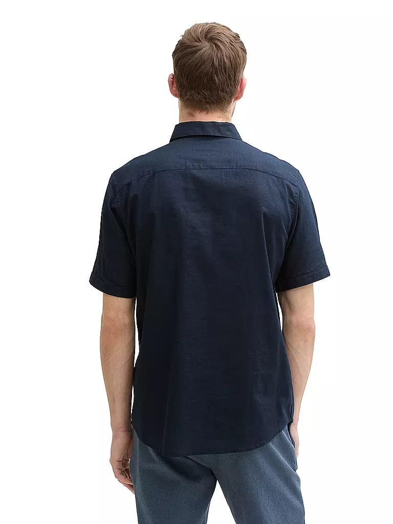 TOM TAILOR | Hemd Regular Fit  | dunkelblau