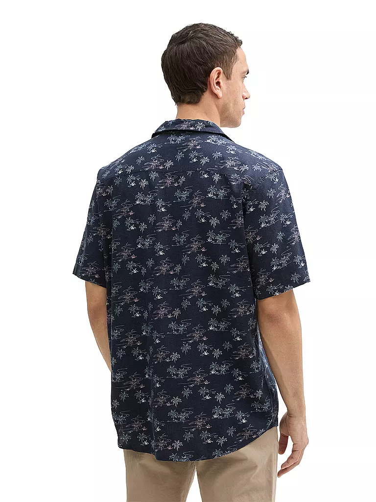 TOM TAILOR | Hemd Regular Fit  | dunkelblau