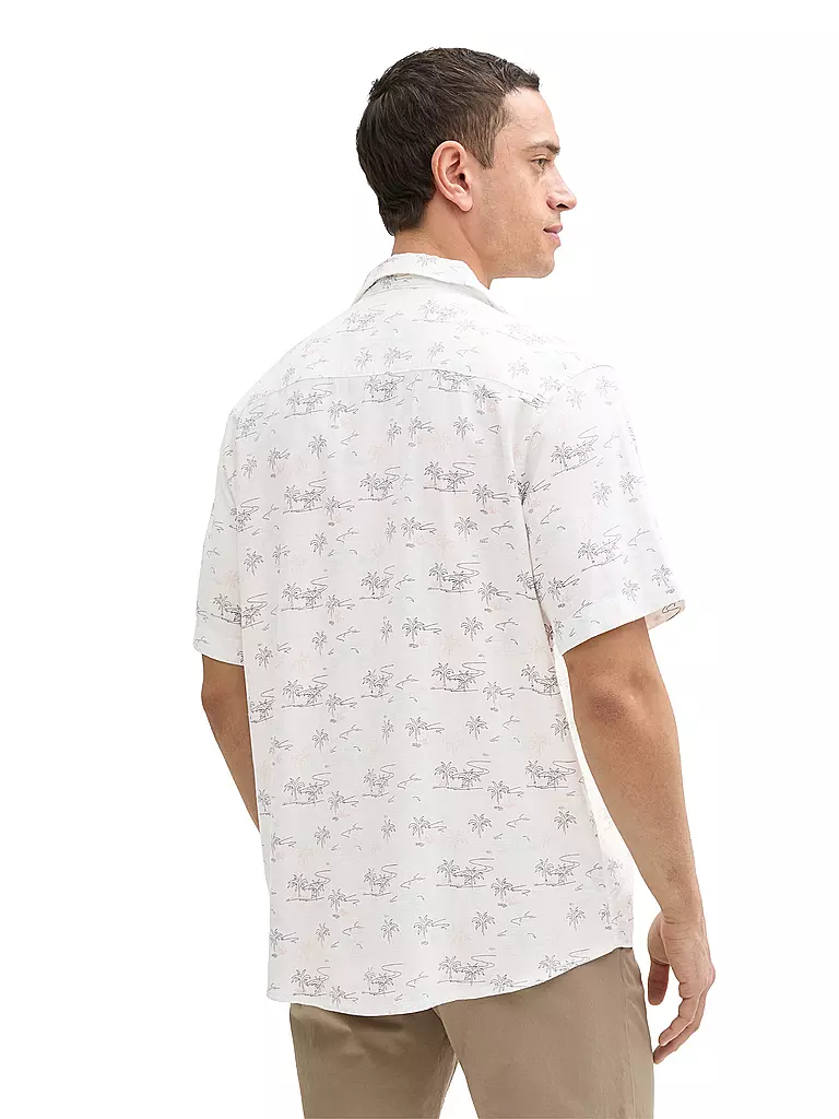 TOM TAILOR | Hemd Regular Fit  | weiss