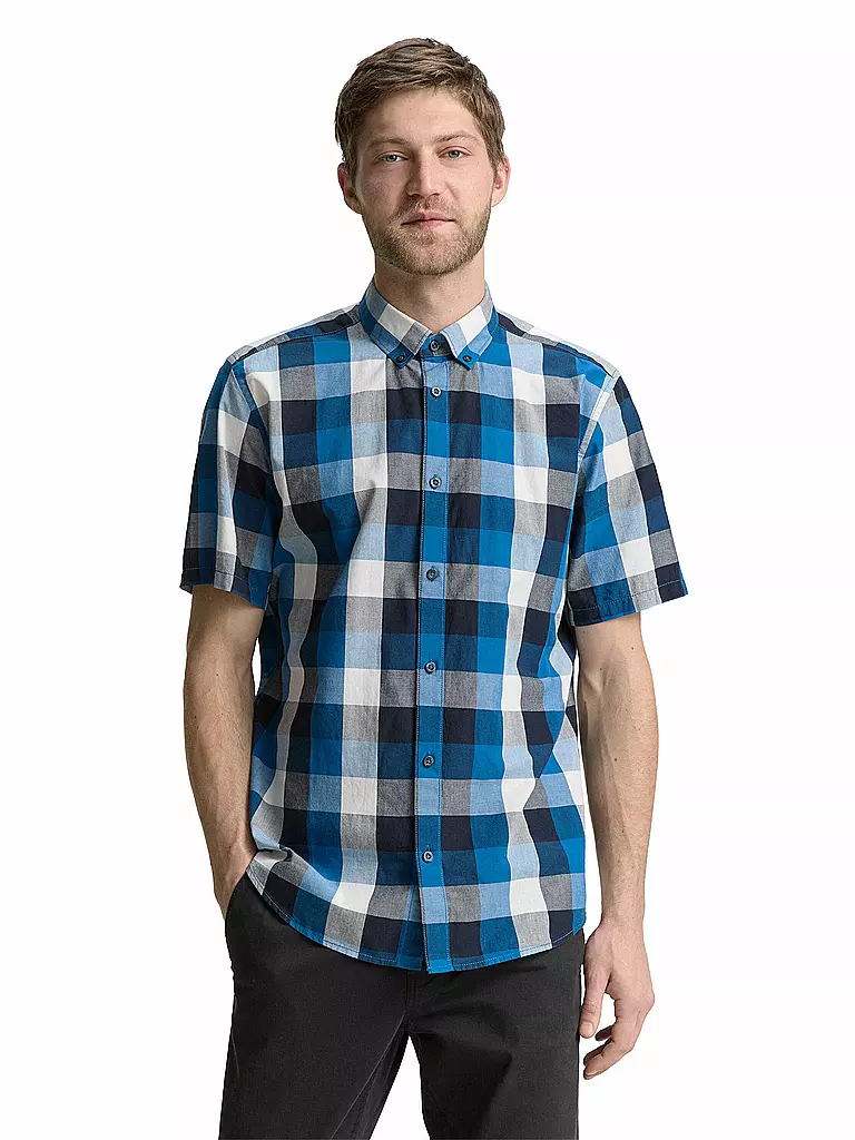 TOM TAILOR | Hemd Regular Fit  | blau