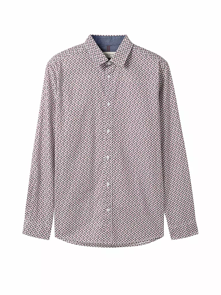 TOM TAILOR | Hemd Regular Fit | dunkelrot