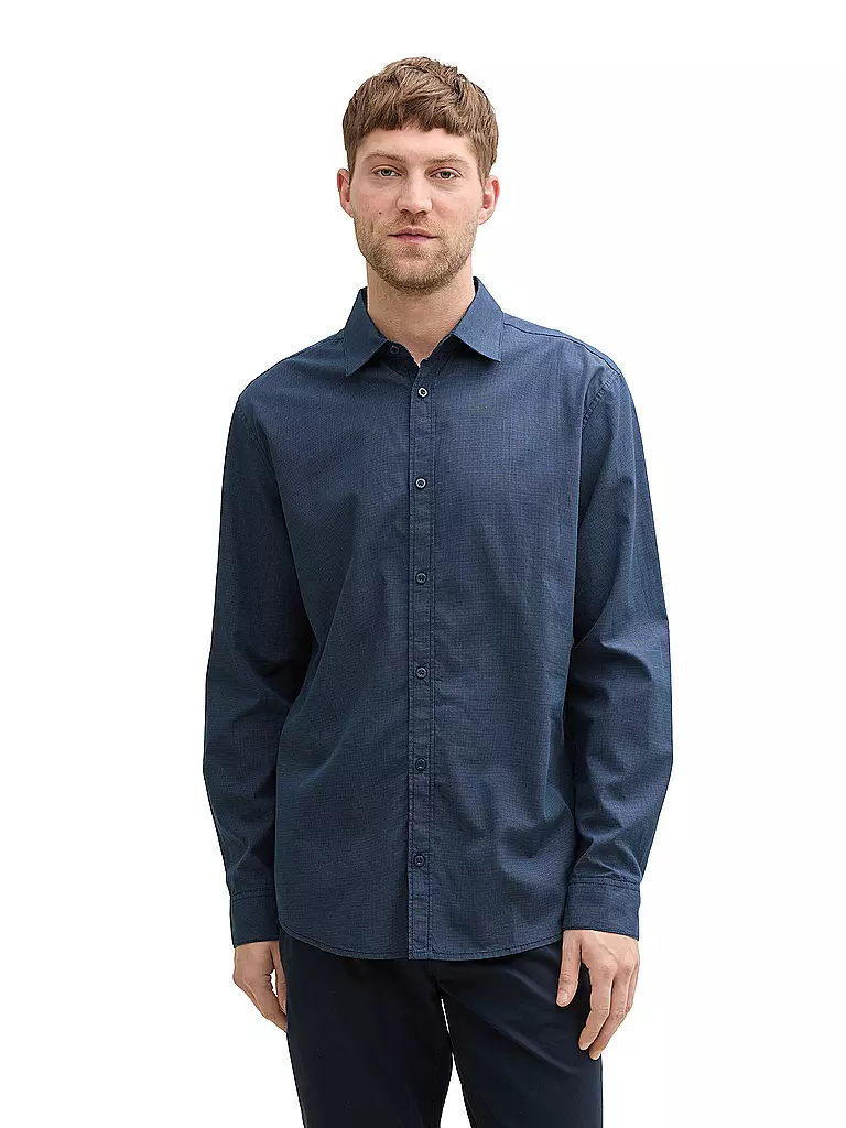 TOM TAILOR | Hemd Regular Fit | blau