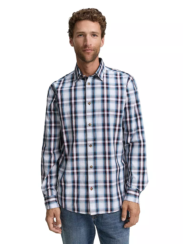 TOM TAILOR | Hemd Regular Fit | blau