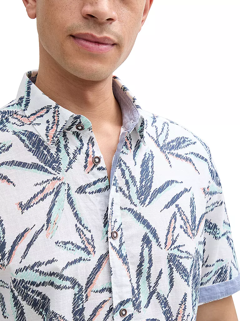 TOM TAILOR | Hemd Regular Fit | weiss
