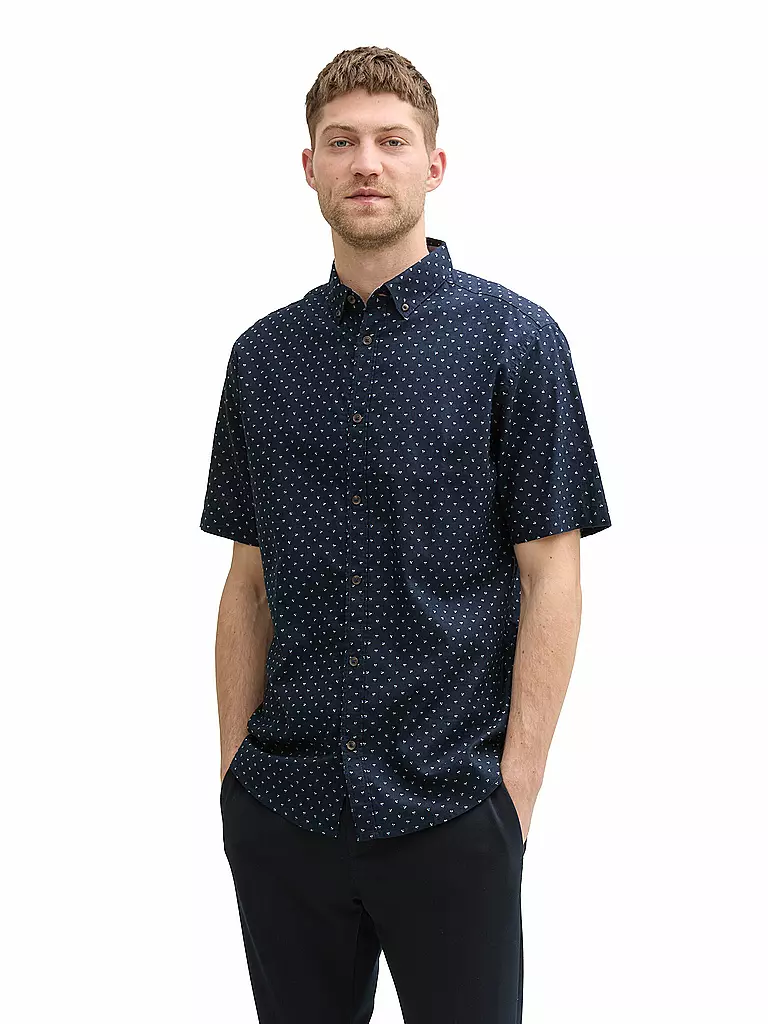 TOM TAILOR | Hemd | dunkelblau