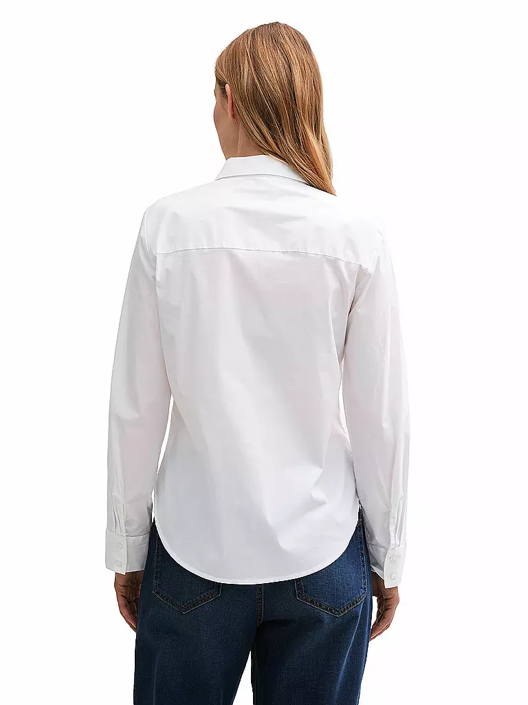 TOM TAILOR | Hemdbluse  | weiss