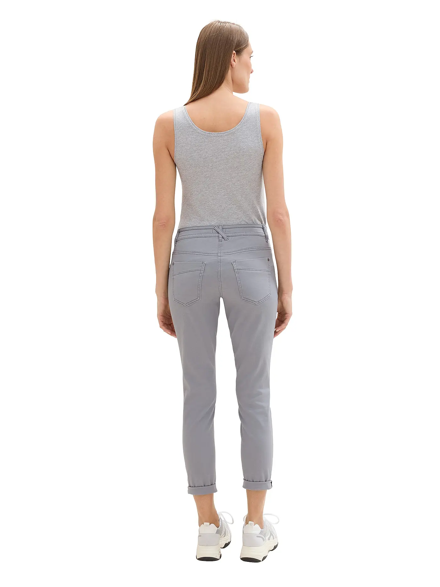 TOM TAILOR | Hose Tapered Fit 7/8 | grau