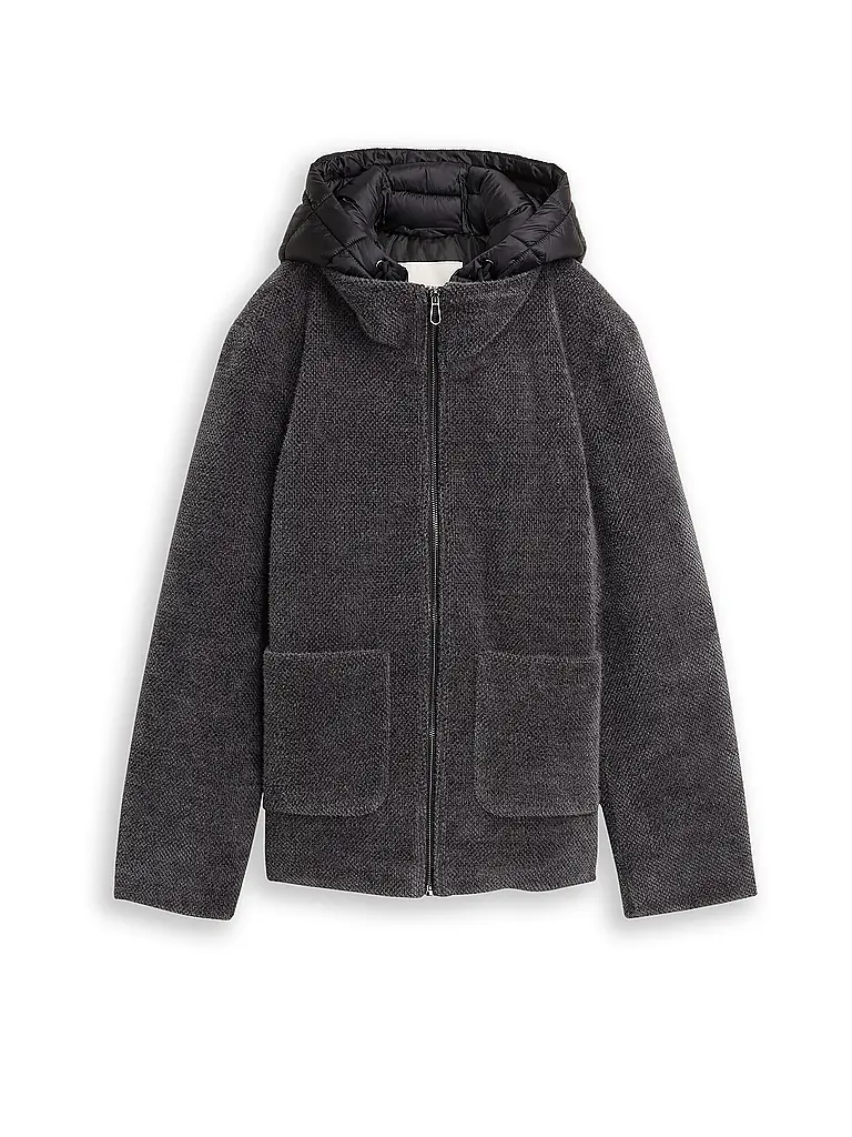 TOM TAILOR | Hybrid Steppjacke | grau
