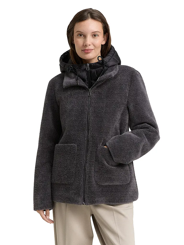 TOM TAILOR | Hybrid Steppjacke | grau