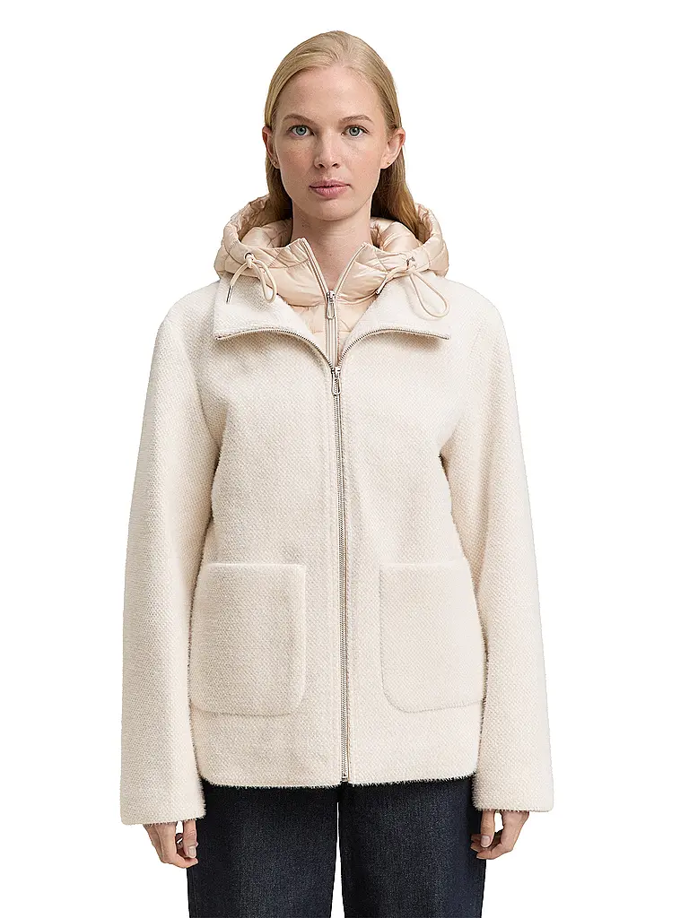 TOM TAILOR | Hybrid Steppjacke | Beige