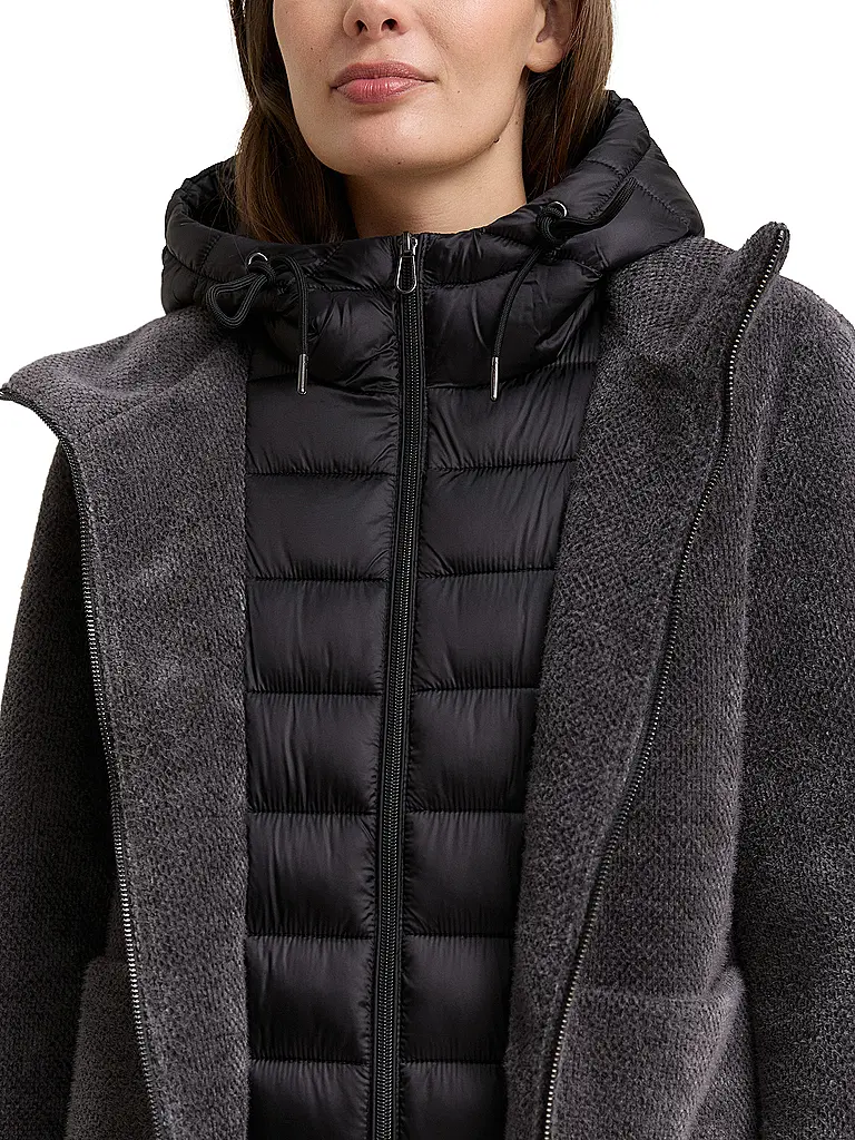 TOM TAILOR | Hybrid Steppjacke | grau