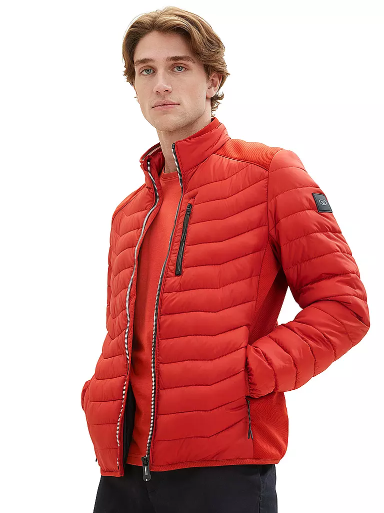 TOM TAILOR | Hybridjacke | rot