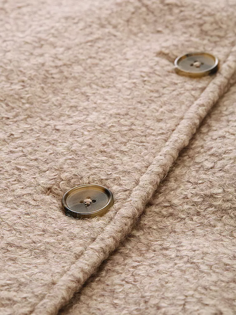 TOM TAILOR | Jacke in Woll-Optik | beige