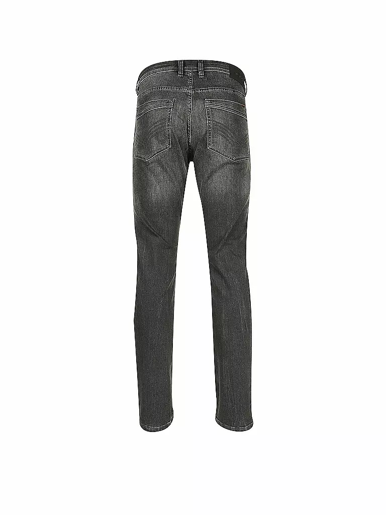 TOM TAILOR | Jeans Regular-Slim-Fit "Josh" | schwarz