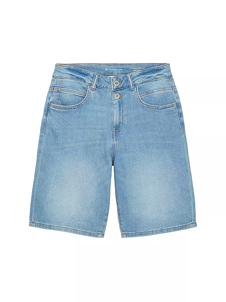 TOM TAILOR Jeans Shorts hellblau