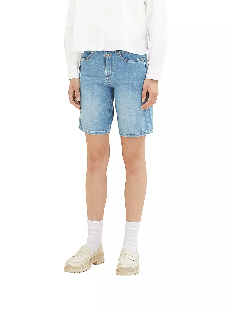 TOM TAILOR | Jeans Shorts | hellblau