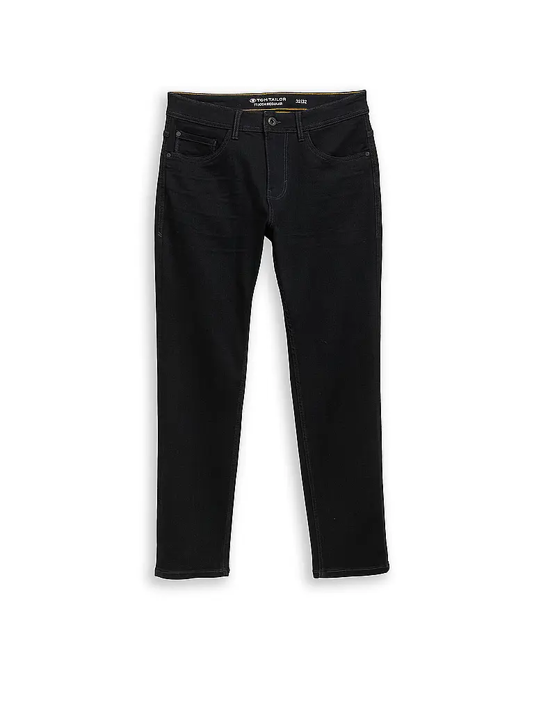TOM TAILOR | Jeans Tapered Fit  | schwarz