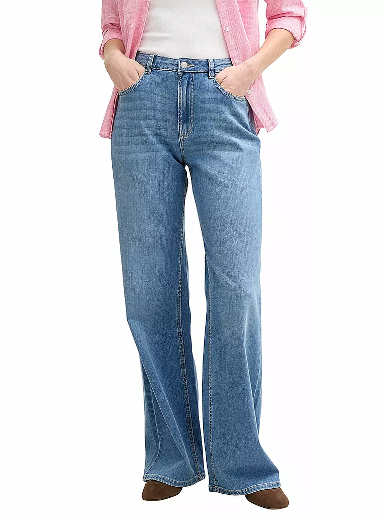 TOM TAILOR | Jeans Wide Leg Fit  | blau