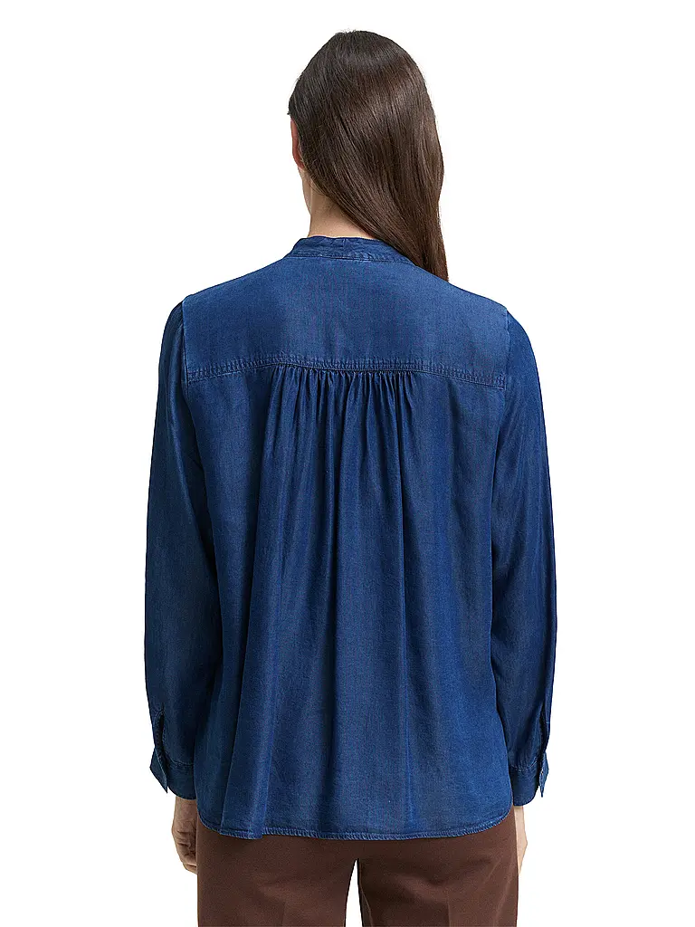 TOM TAILOR | Jeansbluse  | blau