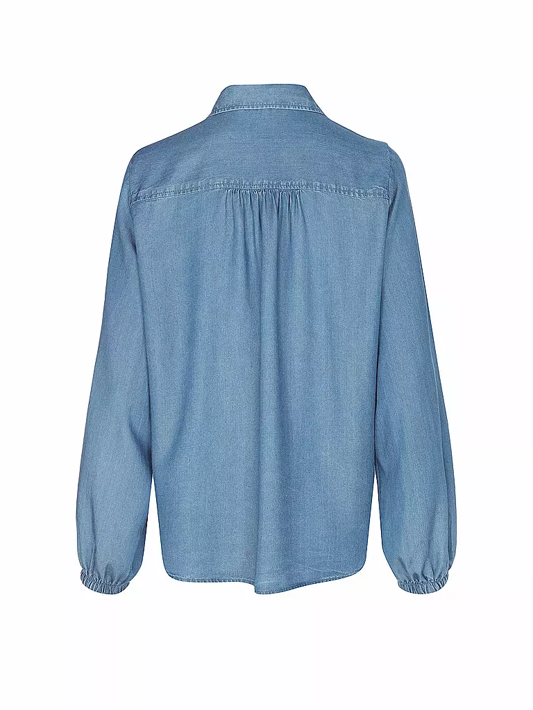 TOM TAILOR | Jeansbluse | blau