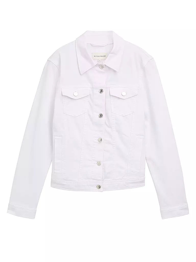 TOM TAILOR | Jeansjacke  | weiss