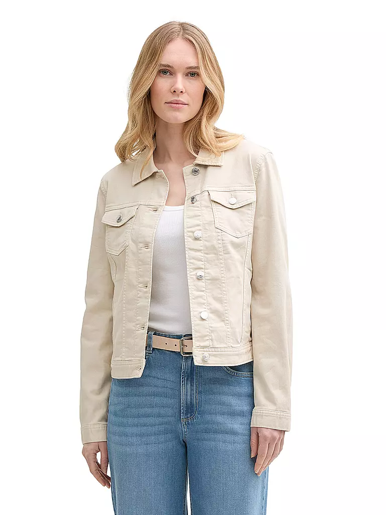 TOM TAILOR | Jeansjacke  | beige