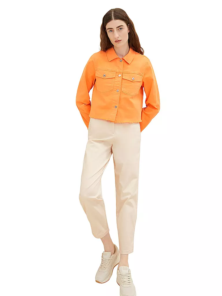 TOM TAILOR | Jeansjacke | orange