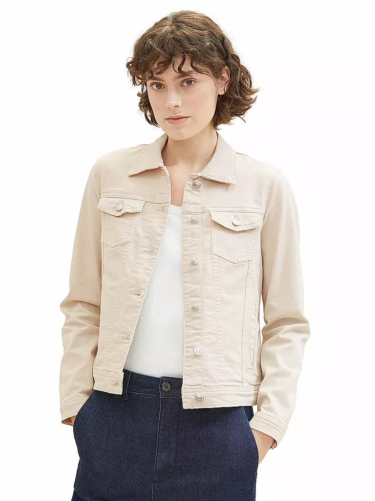 TOM TAILOR | Jeansjacke | beige