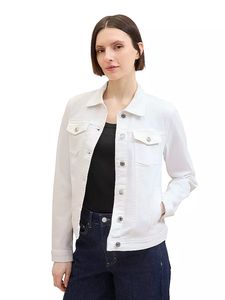TOM TAILOR | Jeansjacke | grün