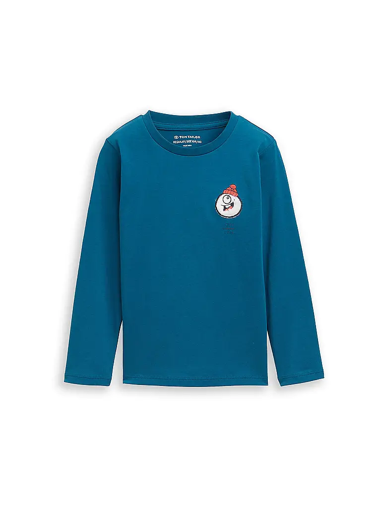 TOM TAILOR | Jungen Langarmshirt  | petrol