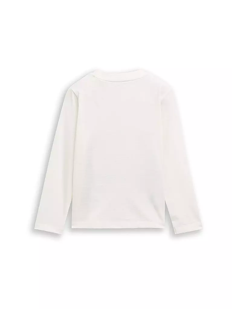 TOM TAILOR | Jungen Langarmshirt | weiss
