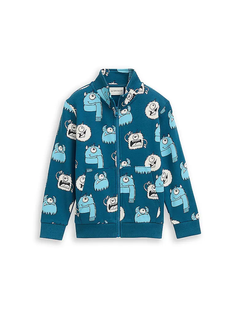 TOM TAILOR | Jungen Sweatjacke  | petrol