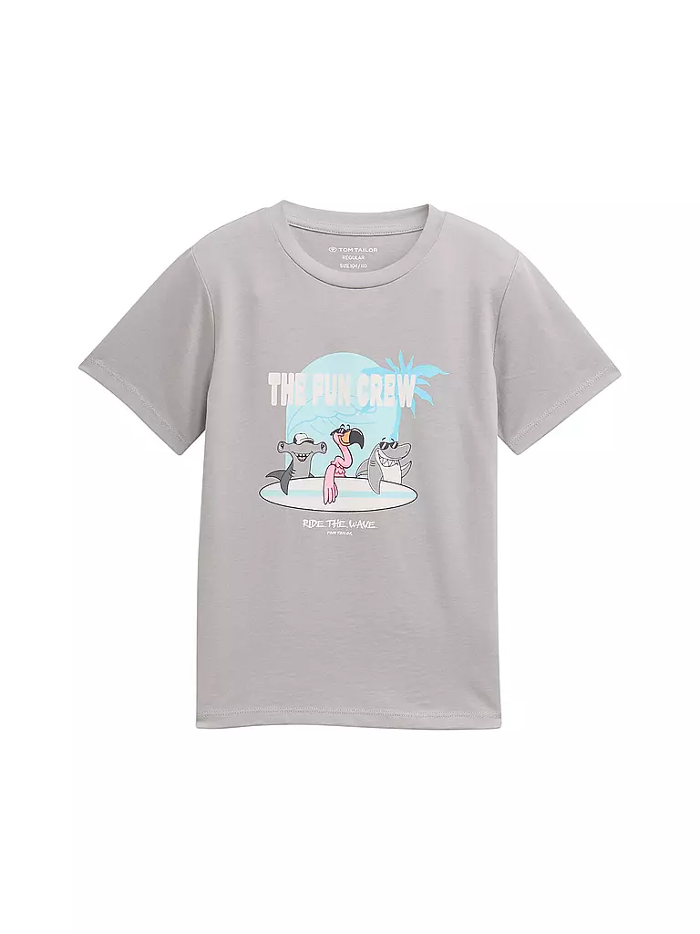 TOM TAILOR | Jungen T-Shirt  | hellgrau
