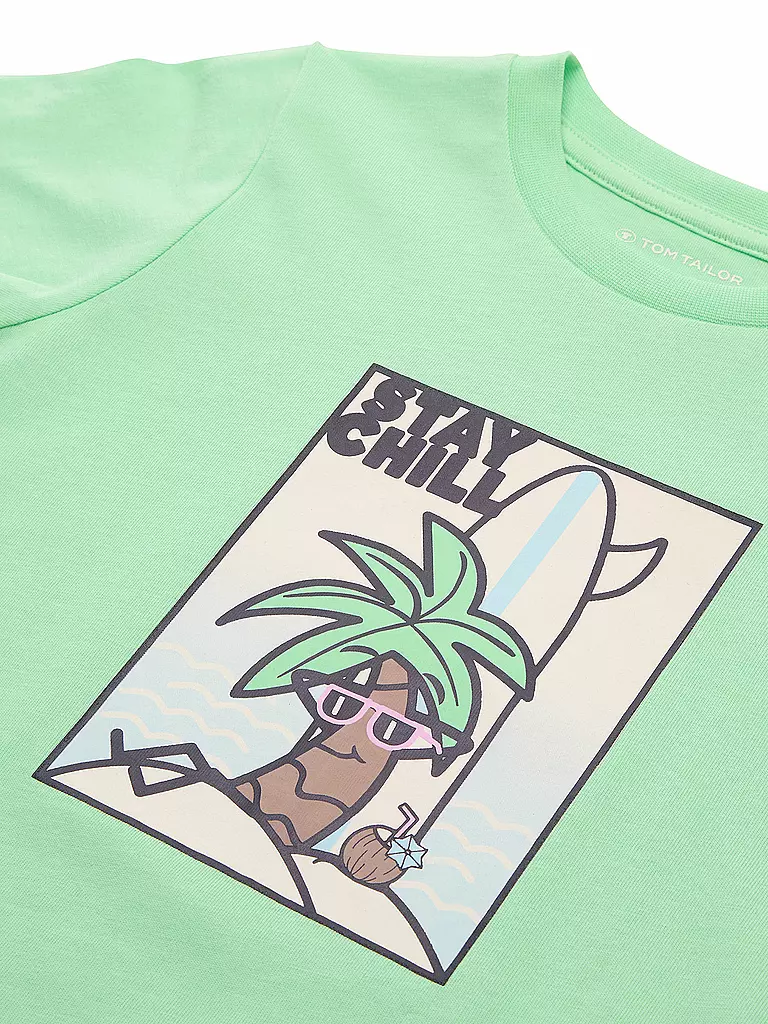 TOM TAILOR | Jungen T-Shirt | hellgrün