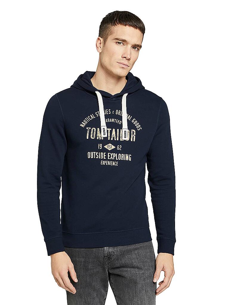 TOM TAILOR Kapuzensweater Hoodie blau