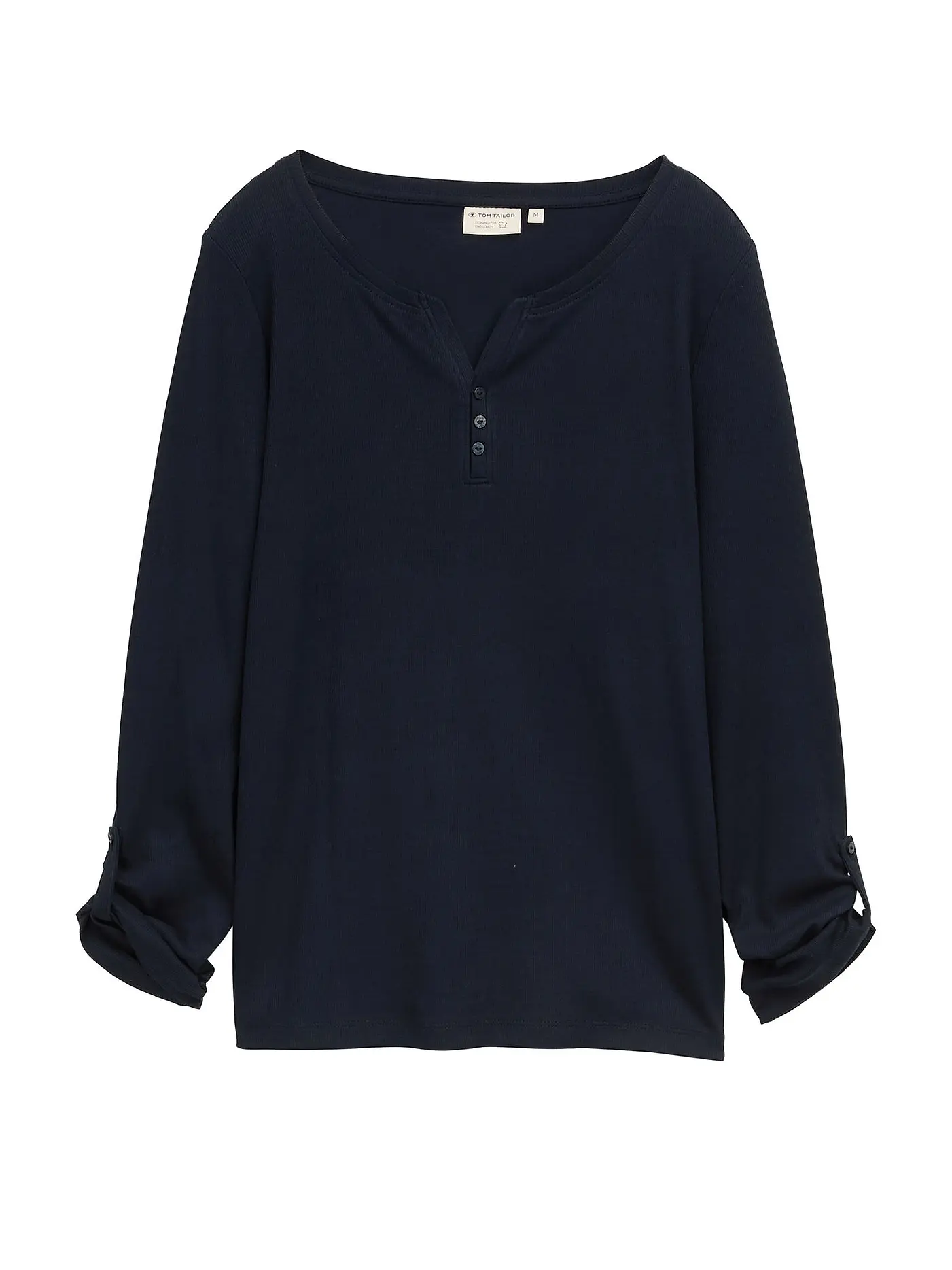 TOM TAILOR | Langarmshirt | dunkelblau