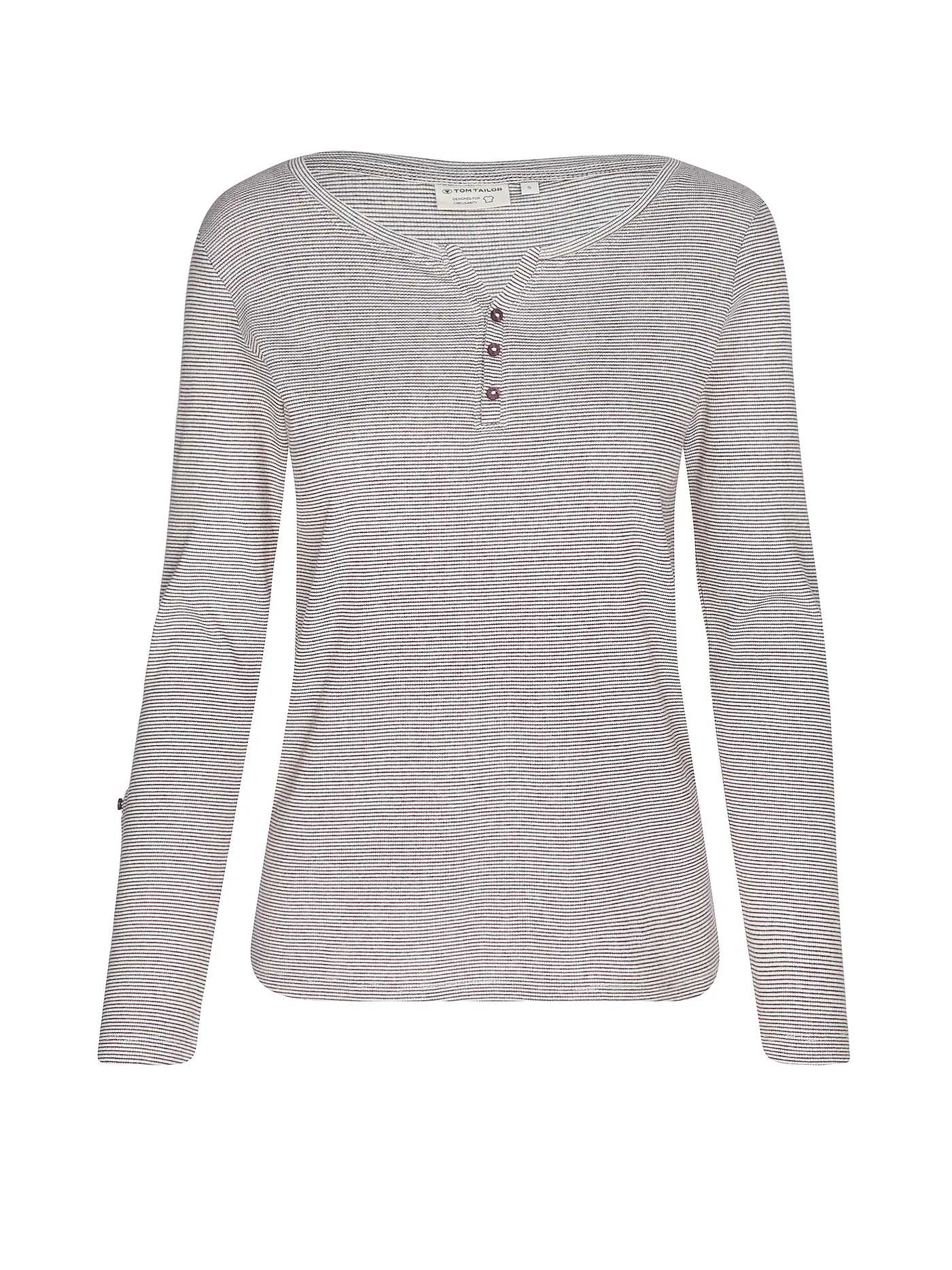 TOM TAILOR | Langarmshirt | lila