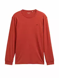 TOM TAILOR | Langarmshirt  | rot