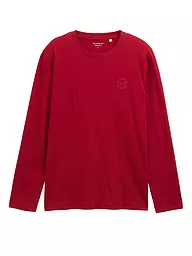 TOM TAILOR | Langarmshirt  | rot
