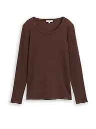 TOM TAILOR | Langarmshirt  | Braun