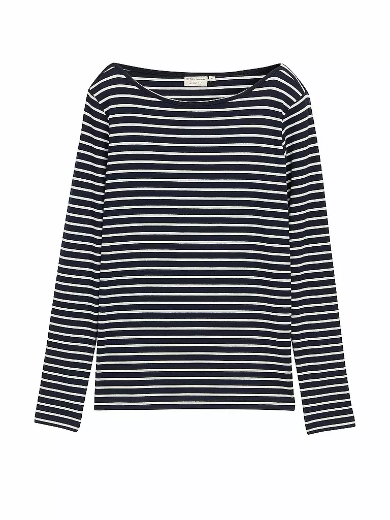 TOM TAILOR | Langarmshirt  | dunkelblau