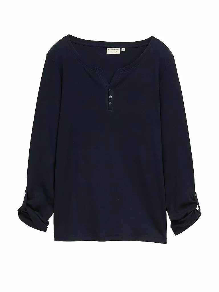 TOM TAILOR | Langarmshirt  | dunkelblau