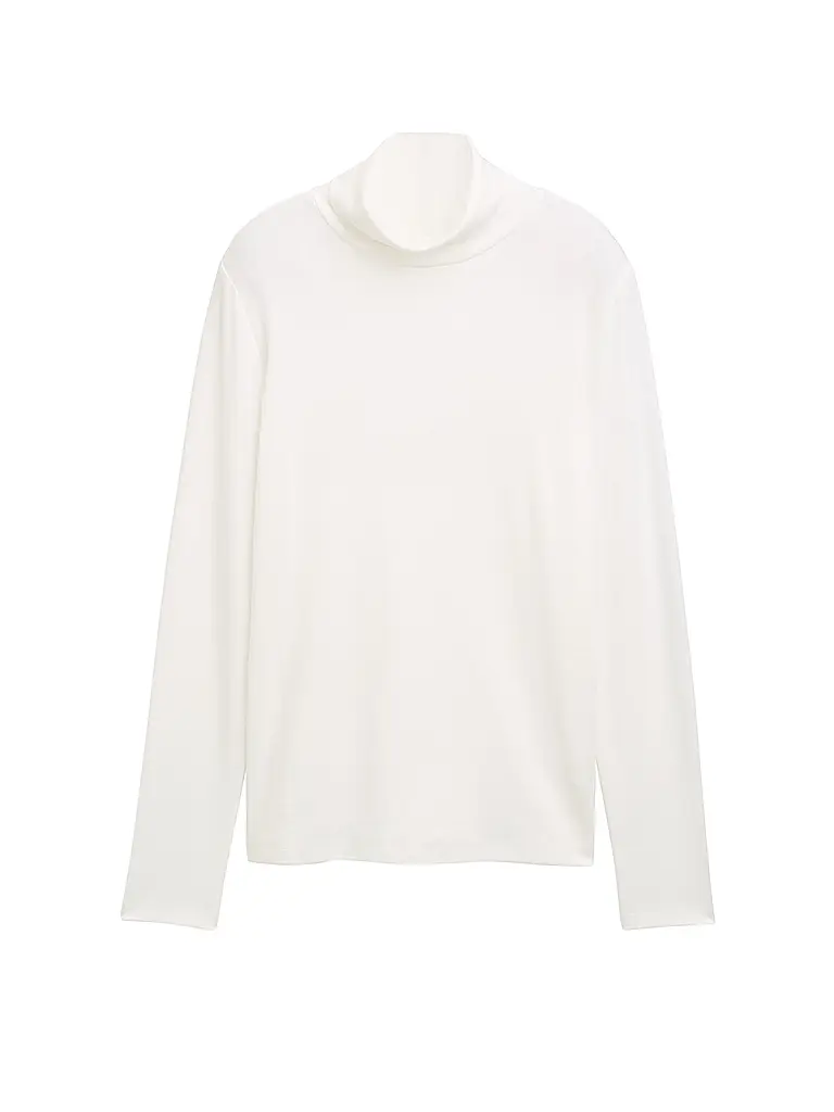 TOM TAILOR | Langarmshirt  | weiss