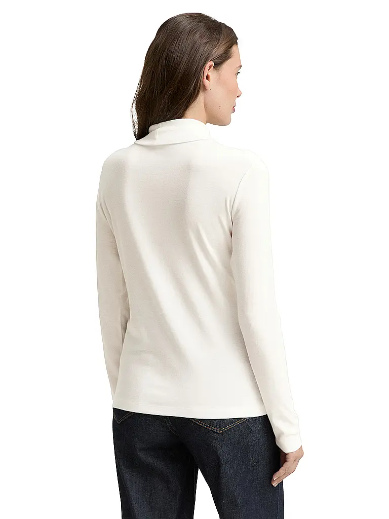TOM TAILOR | Langarmshirt  | weiss
